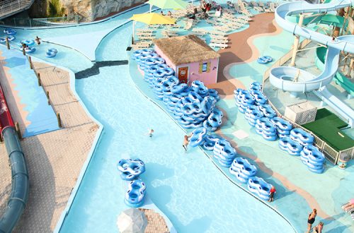 Aerial View of the Lazy River