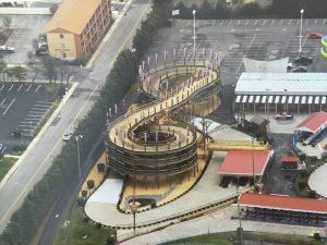 Cyclone Race Track Aerial View